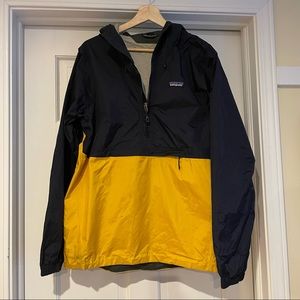 Patagonia half zip rain jacket